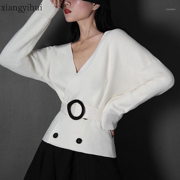 fashion slim waist v-neck long sleeve pullover grey sweaters women female new spring autumn knitted sweater jumpers with sashes1, White;black
fashion slim waist v-neck long sleeve pullover grey sweaters women female new spring autumn knitted sweater jumpers with sashes1, White;black
