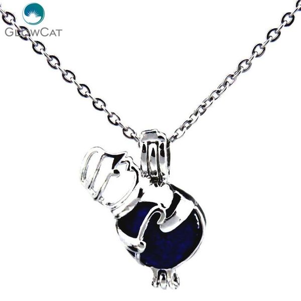 k385 серебряная медная жемчужная клетчатка xmas lovely slant snowman нержавеющее ожерелье детский аромат эфирное масло диффузор медальона wm, Black