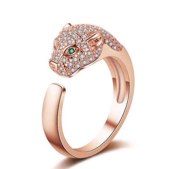 new luxury leopard head european america copper gold plated opening cluster rings with zircon stone for womens wholesale, Golden;silver
new luxury leopard head european america copper gold plated opening cluster rings with zircon stone for womens wholesale, Golden;silver