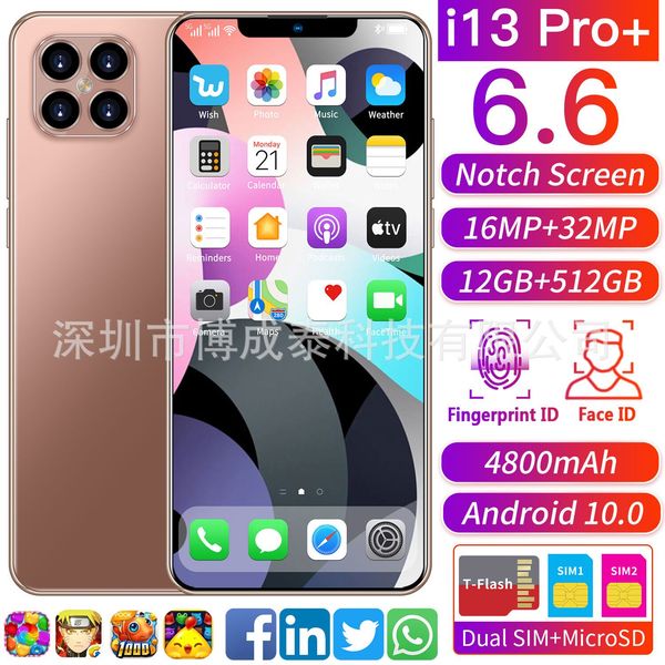 new cross-border mobile phone i13pro+ customized large screen android domestic foreign trade smartphone
new cross-border mobile phone i13pro+ customized large screen android domestic foreign trade smartphone