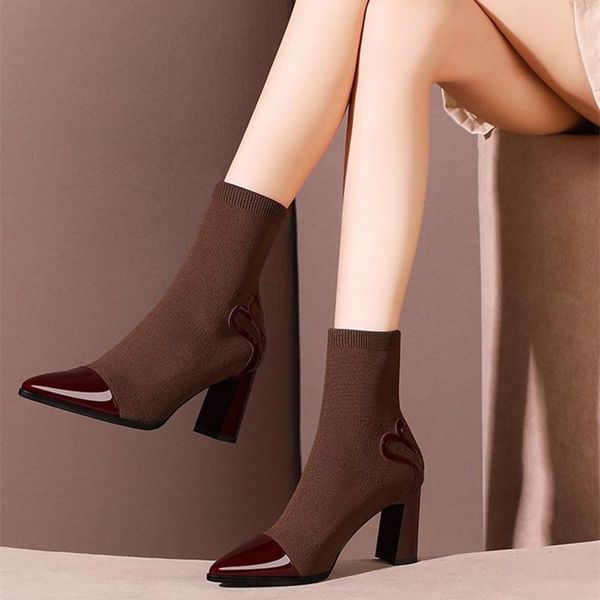 boots sunny everest women spring autumn thick high heels pointed toe ankle black brown size 35-40
boots sunny everest women spring autumn thick high heels pointed toe ankle black brown size 35-40
