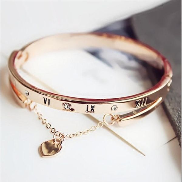 eif dock luxury rose gold stainless steel bracelets bangles female heart forever love charm bracelet women famous qylkik, Golden;silver
eif dock luxury rose gold stainless steel bracelets bangles female heart forever love charm bracelet women famous qylkik, Golden;silver