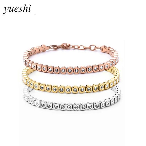 delicate lady's bracelets 316l stainless steel bangles advanced shine crystal jewelry for women girls gifts, Black
delicate lady's bracelets 316l stainless steel bangles advanced shine crystal jewelry for women girls gifts, Black
