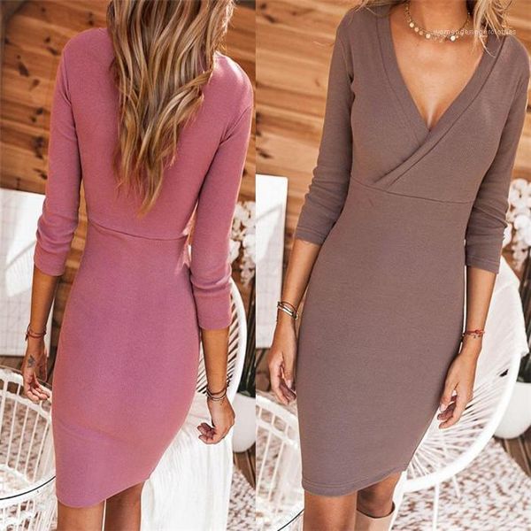 вязание платья с длинным рукавом сексуальная тонкая одежда bodycon одежда осень зима мода повседневная женщина праздник платья v шеи женские, Black;gray
вязание платья с длинным рукавом сексуальная тонкая одежда bodycon одежда осень зима мода повседневная женщина праздник платья v шеи женские, Black;gray
