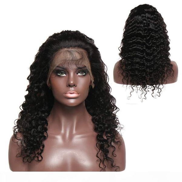 100% brazilian human hair 360 lace frontal wigs with baby hair deep wave curly pre plucked glueless lace front wig for women 130%density, Black;brown
100% brazilian human hair 360 lace frontal wigs with baby hair deep wave curly pre plucked glueless lace front wig for women 130%density, Black;brown