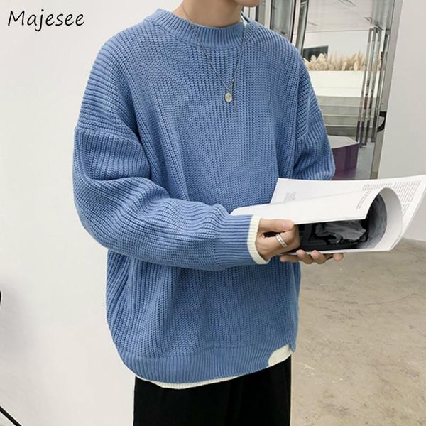men pullover loose oversize all-match warm knitted sweater male casual all-match fashion spliced cozy streetwear clothes for man, White;black
men pullover loose oversize all-match warm knitted sweater male casual all-match fashion spliced cozy streetwear clothes for man, White;black