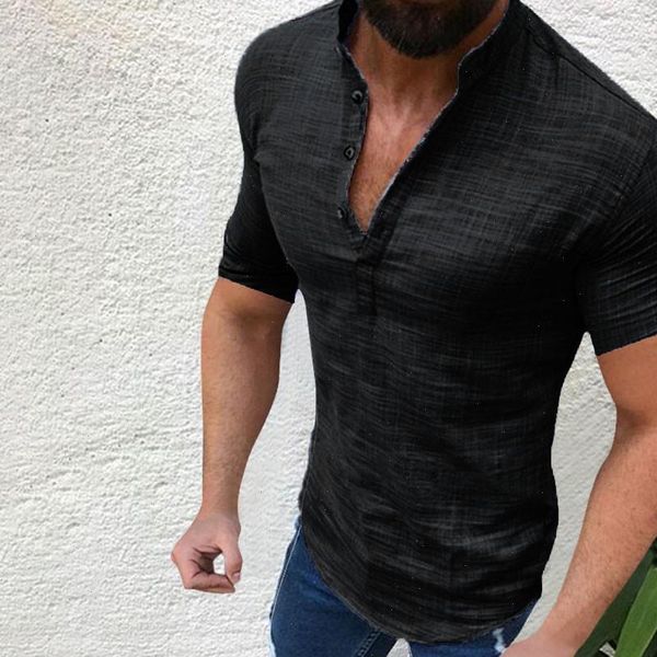 casual mens shirt casual short sleeve shirt summer solid cotton linen loose male blouse streetwear camisa masculina, White;black
casual mens shirt casual short sleeve shirt summer solid cotton linen loose male blouse streetwear camisa masculina, White;black