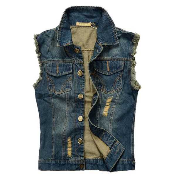 men's vests nice men cowboy brand sleeveless jacket male tank ripped jean mens denim vest 4xl 7xl jeans waistcoat, Black;white
men's vests nice men cowboy brand sleeveless jacket male tank ripped jean mens denim vest 4xl 7xl jeans waistcoat, Black;white