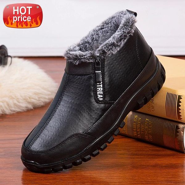 winter plus velvet warm men's cotton shoes thick-soled soft-soled snow boots middle-aged and elderly comfortable waterproof boot #429k
winter plus velvet warm men's cotton shoes thick-soled soft-soled snow boots middle-aged and elderly comfortable waterproof boot #429k