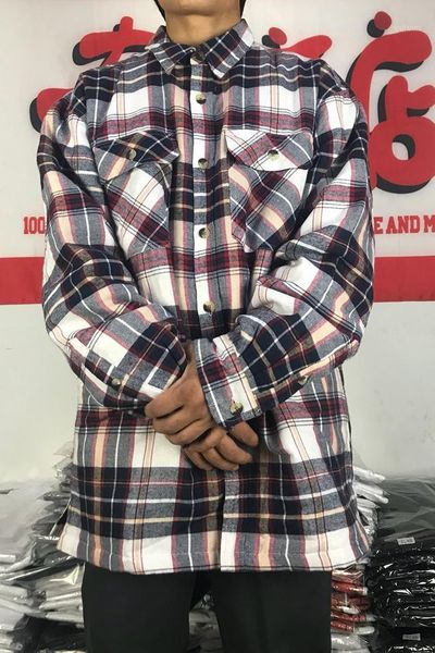 2019 american autumn and winter old school hip hop loose thick large size male folder cotton plaid shirt jacket 50cs1, White;black
2019 american autumn and winter old school hip hop loose thick large size male folder cotton plaid shirt jacket 50cs1, White;black