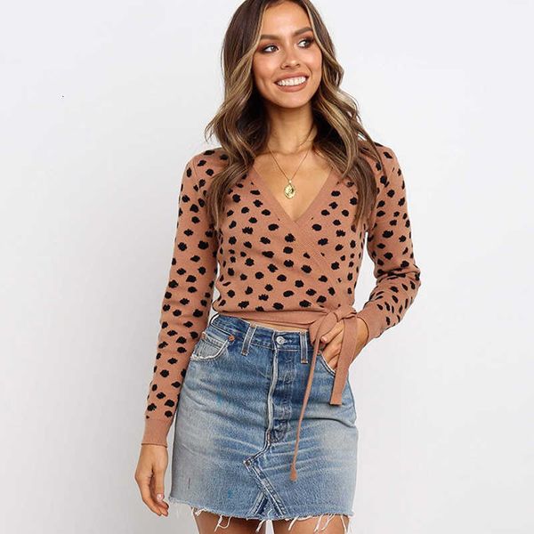 leopard lace up v neck pullover women sweaters 2021 autumn winter sweaters knitted slim knit short pullover female loose jumper, White;black
leopard lace up v neck pullover women sweaters 2021 autumn winter sweaters knitted slim knit short pullover female loose jumper, White;black