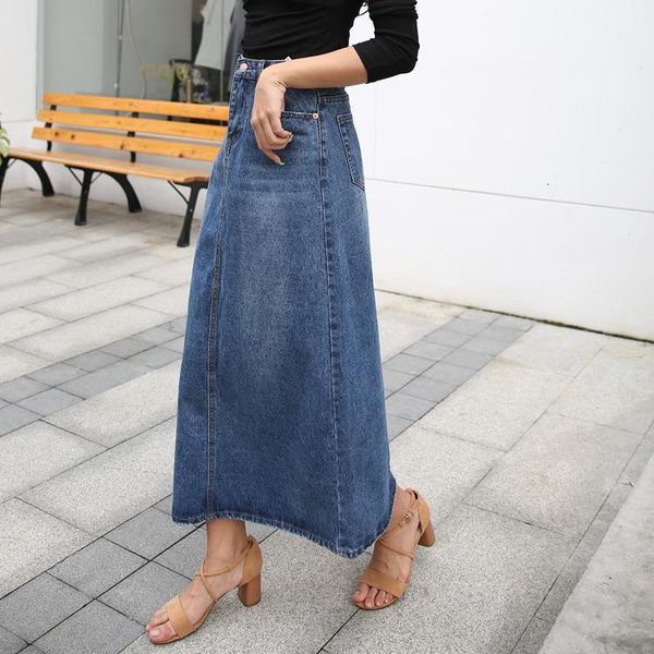 women plus size long casual denim skirt summer autumn women a-line long maxi skirts woman high waist jeans skirts no belt, Black
women plus size long casual denim skirt summer autumn women a-line long maxi skirts woman high waist jeans skirts no belt, Black
