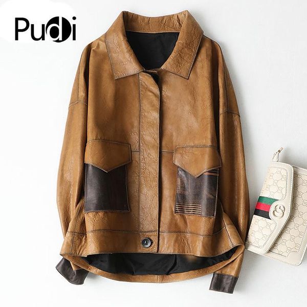 women genuine leather jacket girl female real sheepskin coat trench overcoats a200081, Black
women genuine leather jacket girl female real sheepskin coat trench overcoats a200081, Black