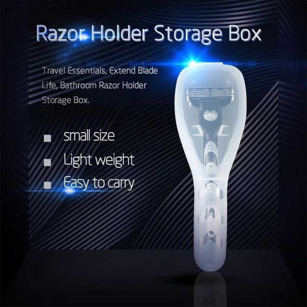 1pc portable travel men's case plastic razor blades storage shaving machine container holder shaver boxrazor box q1218
1pc portable travel men's case plastic razor blades storage shaving machine container holder shaver boxrazor box q1218