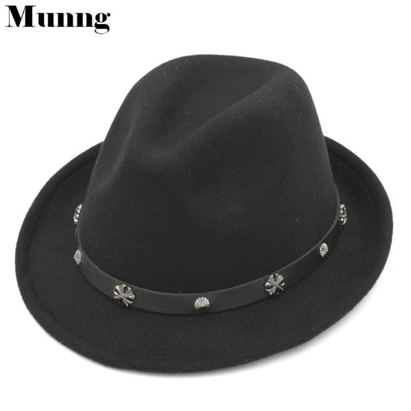 wide brim hats munng wool blend fedora roll-up stiff trilby jazz caps leather band, Blue;gray
wide brim hats munng wool blend fedora roll-up stiff trilby jazz caps leather band, Blue;gray