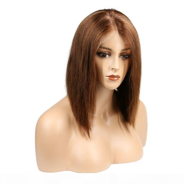 light brown human hair bob wigs virgin malaysian straight full lace wig bob human hair lace front wig with baby hair color #8, Black;brown
light brown human hair bob wigs virgin malaysian straight full lace wig bob human hair lace front wig with baby hair color #8, Black;brown