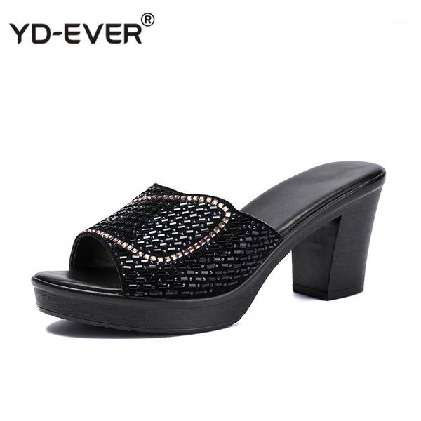 women slipper's 2020 ladies summer slippers genuine leather shoes women high heels fashion rhinestone summer shoes1, Black
women slipper's 2020 ladies summer slippers genuine leather shoes women high heels fashion rhinestone summer shoes1, Black