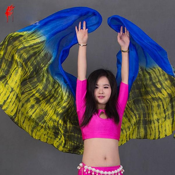 stage wear blue and yellow dyed 100% pure natural silk veils for belly dance 270cm long dancer show on the hand veil, Black;red
stage wear blue and yellow dyed 100% pure natural silk veils for belly dance 270cm long dancer show on the hand veil, Black;red
