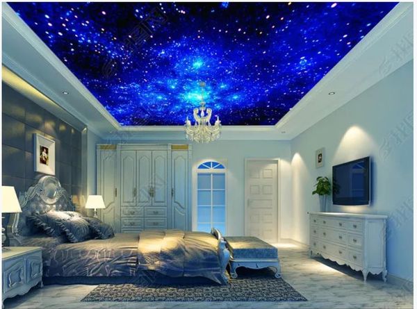 Custom photo wallpapers 3d ceiling wallpaper for walls 3 d Dream Universe Blue Star Sky Zenith Ceiling murals wall papers
Custom photo wallpapers 3d ceiling wallpaper for walls 3 d Dream Universe Blue Star Sky Zenith Ceiling murals wall papers