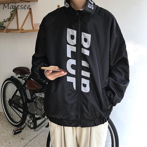 men jackets loose daily leisure thin korean style stand collar harajuku ulzzang printed all-match simple new chic ins oversize1, Black;brown
men jackets loose daily leisure thin korean style stand collar harajuku ulzzang printed all-match simple new chic ins oversize1, Black;brown