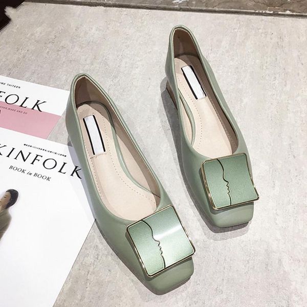 2020 luxury women spring flat shoes square toe medium heels fashion metal boat low heels shoes women dress platform, Black
2020 luxury women spring flat shoes square toe medium heels fashion metal boat low heels shoes women dress platform, Black