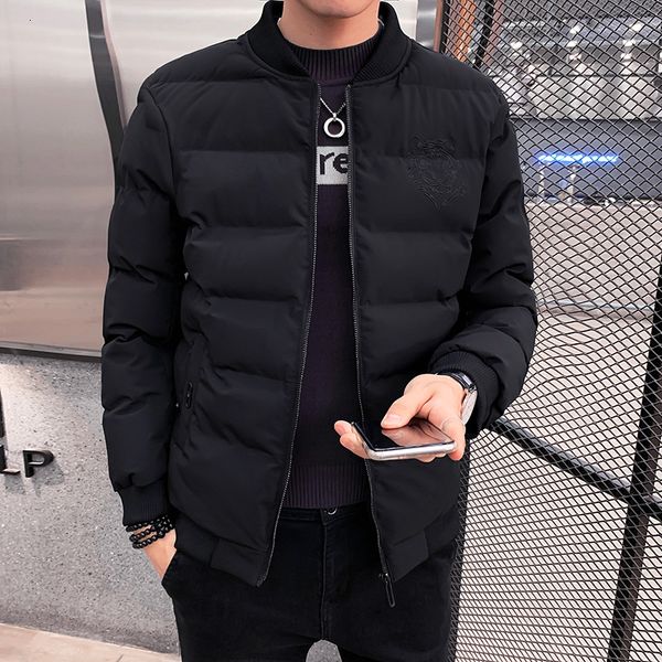men's embroidered padded jaet 2020 new korean fashion short casual slim down cotton winter wear, Black
men's embroidered padded jaet 2020 new korean fashion short casual slim down cotton winter wear, Black