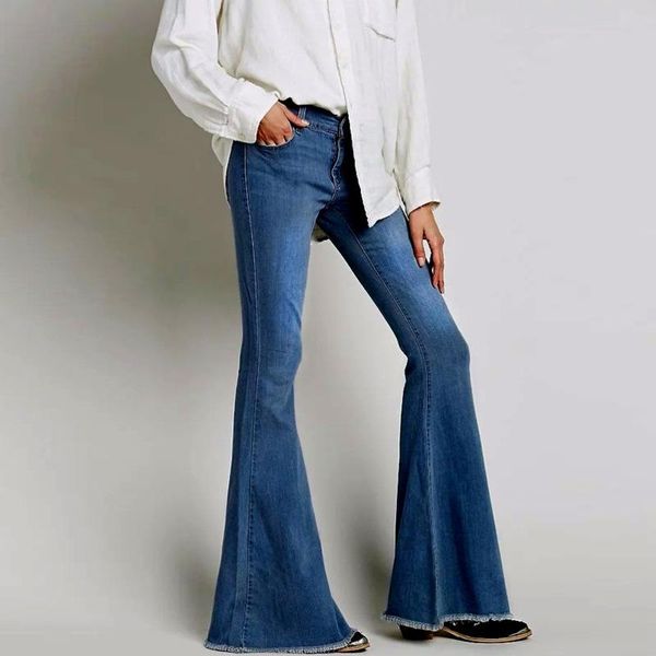 2020 vintage low waist elastic flare jeans women retro style bell bottom skinny jeans female dark blue wide leg denim pants s009
2020 vintage low waist elastic flare jeans women retro style bell bottom skinny jeans female dark blue wide leg denim pants s009