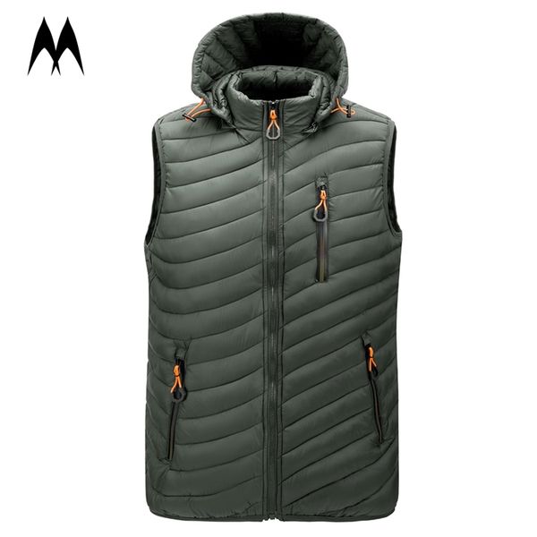 hooded zipper vest jacket men brand new winter puffer waistcoat mens warm solid color down vest windbreaker coats outwear 201216, Black;white
hooded zipper vest jacket men brand new winter puffer waistcoat mens warm solid color down vest windbreaker coats outwear 201216, Black;white