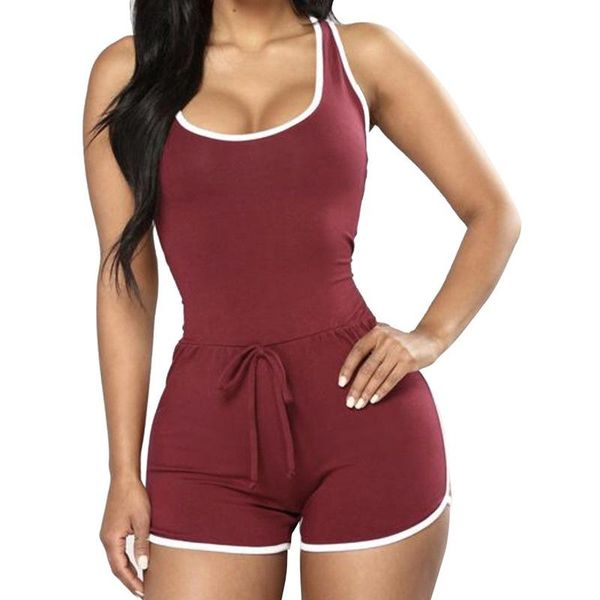 women's jumpsuits & rompers casual joint contrast color slim fit sports jumpsuit black wine womens, Black;white
women's jumpsuits & rompers casual joint contrast color slim fit sports jumpsuit black wine womens, Black;white
