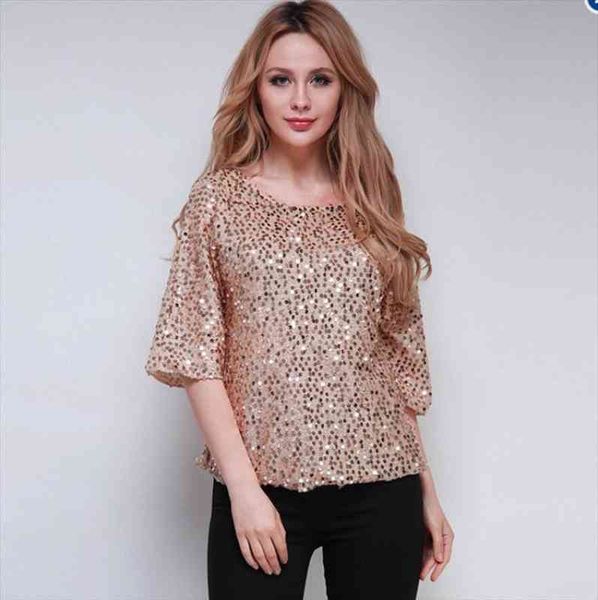 plus size s-5xl womens shiny sequined blouse o neck casual shirt women clothes shirts chiffon blouse women blouses, White
plus size s-5xl womens shiny sequined blouse o neck casual shirt women clothes shirts chiffon blouse women blouses, White