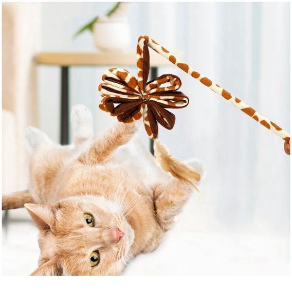 pet cat teaser toys feather wand leopard printing crinkle kitten cat catcher teaser stick cat interact qylcuq
pet cat teaser toys feather wand leopard printing crinkle kitten cat catcher teaser stick cat interact qylcuq
