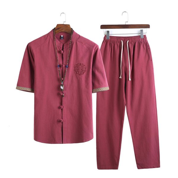 summer mens linen shirt sets male streetwear jogger sweatsuits shirts+long pants chinese tracksuit for men 2 pieces set 5xl, Gray
summer mens linen shirt sets male streetwear jogger sweatsuits shirts+long pants chinese tracksuit for men 2 pieces set 5xl, Gray