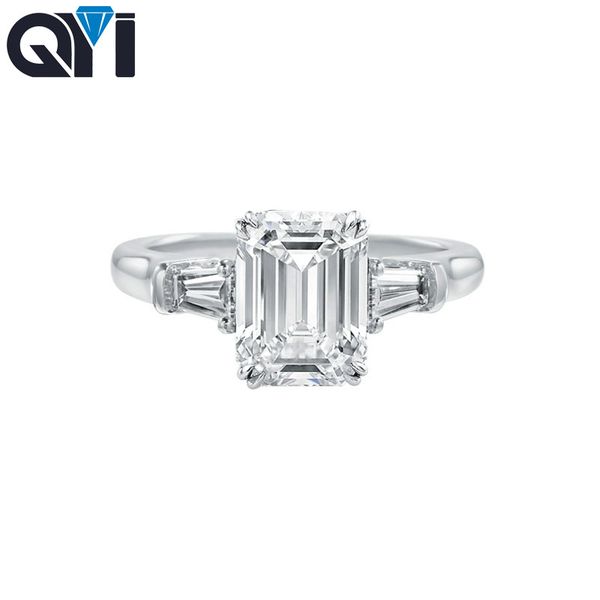 qyi 3 ct emeral cut 925 sterling silver rings fashion women engagement jewelry zircon female wedding finger flower rings gift, Golden;silver
qyi 3 ct emeral cut 925 sterling silver rings fashion women engagement jewelry zircon female wedding finger flower rings gift, Golden;silver