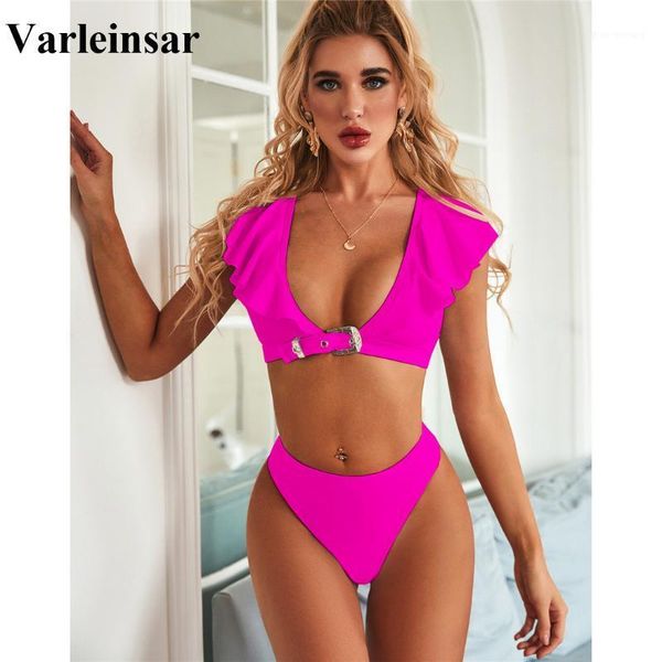 new lotus leaf v neck bikini high waist swimsuit women swimwear two-pieces bikini set bather 2020 bathing suit swim v1871h1, White;black
new lotus leaf v neck bikini high waist swimsuit women swimwear two-pieces bikini set bather 2020 bathing suit swim v1871h1, White;black