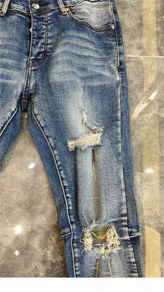 new stryle 20ss summer famous hole casual brand designers design white slim fashionable jeans motorcycle trousers pants men woman, Blue
new stryle 20ss summer famous hole casual brand designers design white slim fashionable jeans motorcycle trousers pants men woman, Blue