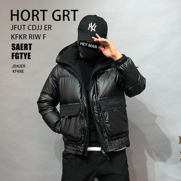 men's cotton-padded clothes 2020 autumn winter new pure color short hooded cotton-padded clothes casual youth men's wear1, Black
men's cotton-padded clothes 2020 autumn winter new pure color short hooded cotton-padded clothes casual youth men's wear1, Black