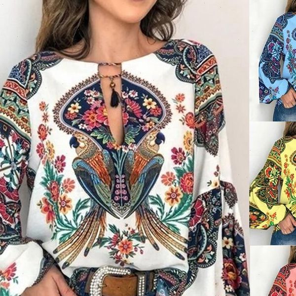 boho blusas mujer casual 2021 summer shirt blouse women deep v printed lantern sleeve womens and blouses plus size 5xl, White
boho blusas mujer casual 2021 summer shirt blouse women deep v printed lantern sleeve womens and blouses plus size 5xl, White