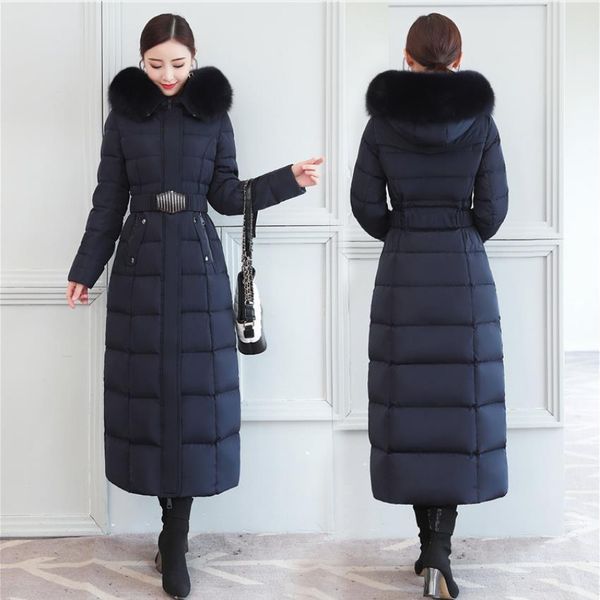 super longer real fox 95% down women's jacket winter fashion collar bigger thick fur coat warmer belt f1812, Black
super longer real fox 95% down women's jacket winter fashion collar bigger thick fur coat warmer belt f1812, Black