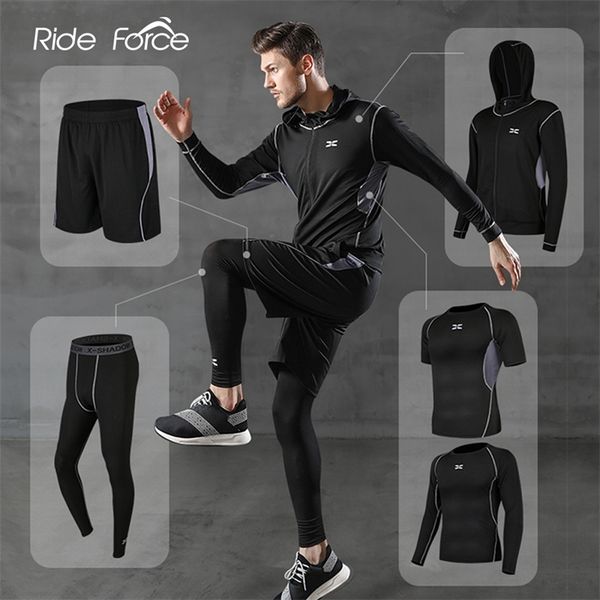 5 pcs/set men's tracksuit gym fitness compression sports suit clothes running jogging sport wear exercise workout tights 201119, Gray
5 pcs/set men's tracksuit gym fitness compression sports suit clothes running jogging sport wear exercise workout tights 201119, Gray