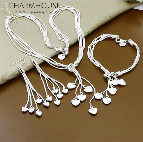 champhouse silver 925 ювелирные изделия наборы для женщин сердце длинные серьги tassel серьги ожерелье браслет 3шт костюм ювелирные аксессуа
champhouse silver 925 ювелирные изделия наборы для женщин сердце длинные серьги tassel серьги ожерелье браслет 3шт костюм ювелирные аксессуа
