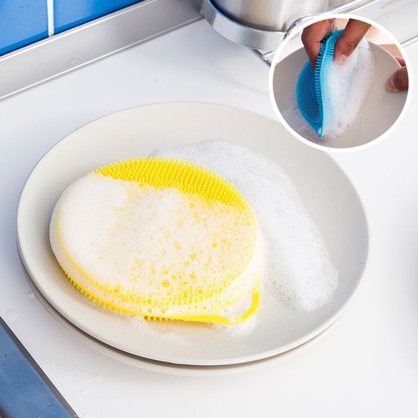 antibacterial silicone sponge dish washing brush scrubber food-grade bpa multipurpose non stick cleaning mildew sma
antibacterial silicone sponge dish washing brush scrubber food-grade bpa multipurpose non stick cleaning mildew sma