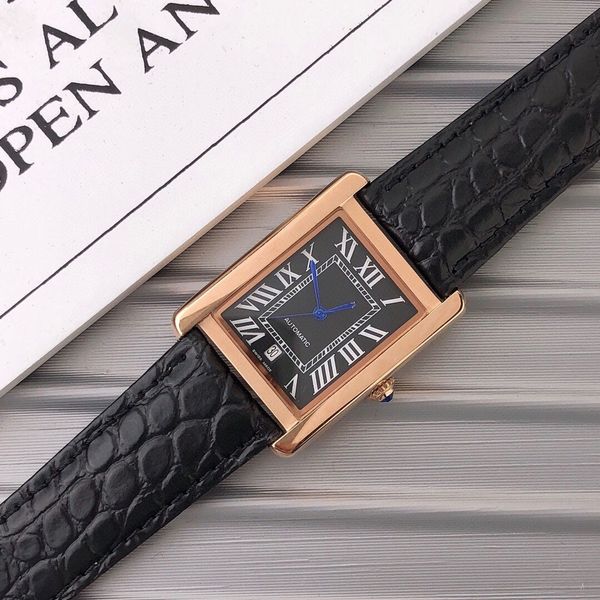 2020 classic tank men watches joker leather wristwatches 316l stainless steel square mens watch d3154
2020 classic tank men watches joker leather wristwatches 316l stainless steel square mens watch d3154