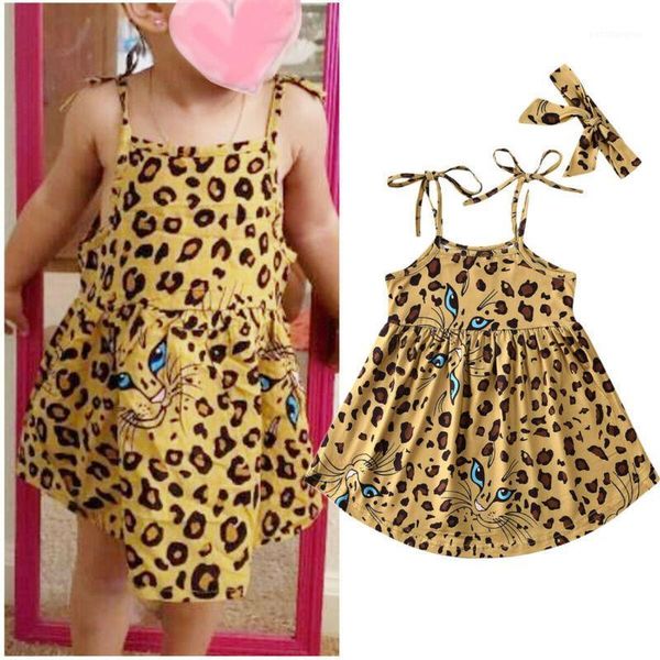 girl's dresses 2pcs summer kids baby girls + headband leopard print mini dress spaghetti strap sundress 20211, Red;yellow
girl's dresses 2pcs summer kids baby girls + headband leopard print mini dress spaghetti strap sundress 20211, Red;yellow