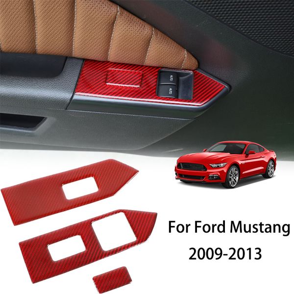 car window lift switch button trim soft red carbon fiber for ford mustang 2009-2013 auto interior accessories
car window lift switch button trim soft red carbon fiber for ford mustang 2009-2013 auto interior accessories