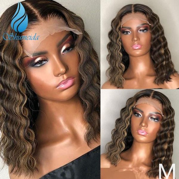 lace wigs highlight curly color front with baby hair middle ratio brazilian remy bleached knots pre plucked for women, Black;brown
lace wigs highlight curly color front with baby hair middle ratio brazilian remy bleached knots pre plucked for women, Black;brown