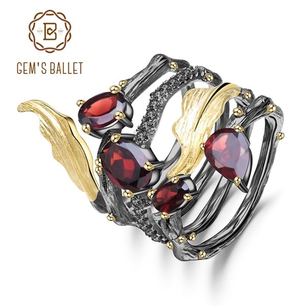 gem's ballet 2.75ct natural red garnet gemstone finger ring 925 sterling sliver vintage gothic rings for women fine jewelry 201218, Silver
gem's ballet 2.75ct natural red garnet gemstone finger ring 925 sterling sliver vintage gothic rings for women fine jewelry 201218, Silver