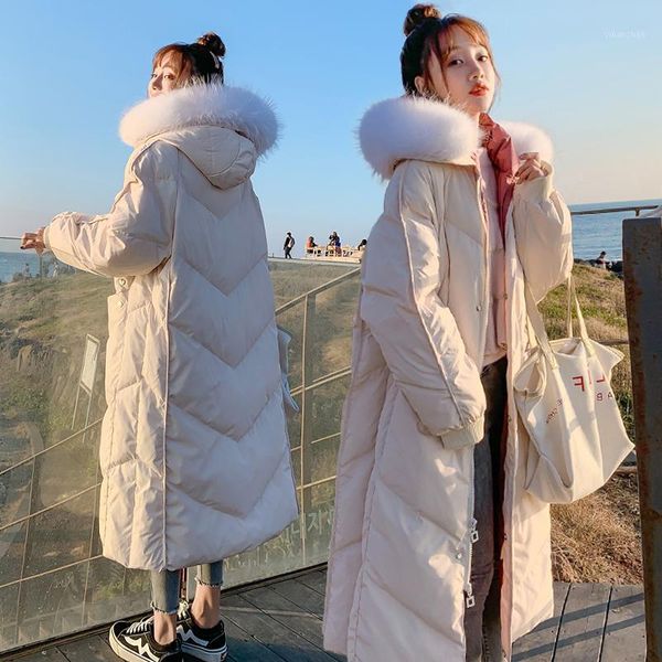 women's 2019 new korean version loose over the knee thickened bread cotton padded jacket medium long winter coat women1, Black
women's 2019 new korean version loose over the knee thickened bread cotton padded jacket medium long winter coat women1, Black