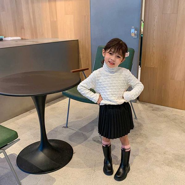 pullover turtleneck long sleeve blouse girls autumn winter bubble clothes bottoming thicken kids clothing children cotton, Blue
pullover turtleneck long sleeve blouse girls autumn winter bubble clothes bottoming thicken kids clothing children cotton, Blue