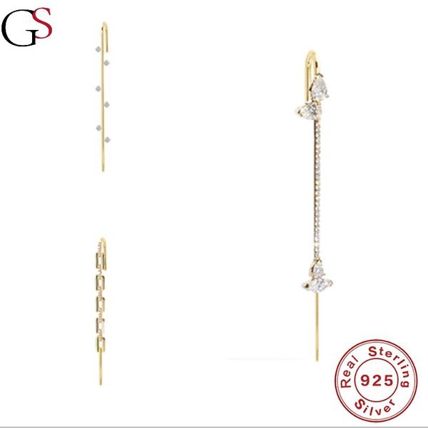 stud gs irregular zircon ear bone hook earrings for women 925 sterling silver pendientes fine jewelry 2021 fashion piercing, Golden;silver
stud gs irregular zircon ear bone hook earrings for women 925 sterling silver pendientes fine jewelry 2021 fashion piercing, Golden;silver