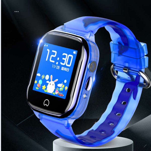 children's new semi transparent student origin telephone watch high definition screen ip67 waterproof positioning table, Blue
children's new semi transparent student origin telephone watch high definition screen ip67 waterproof positioning table, Blue